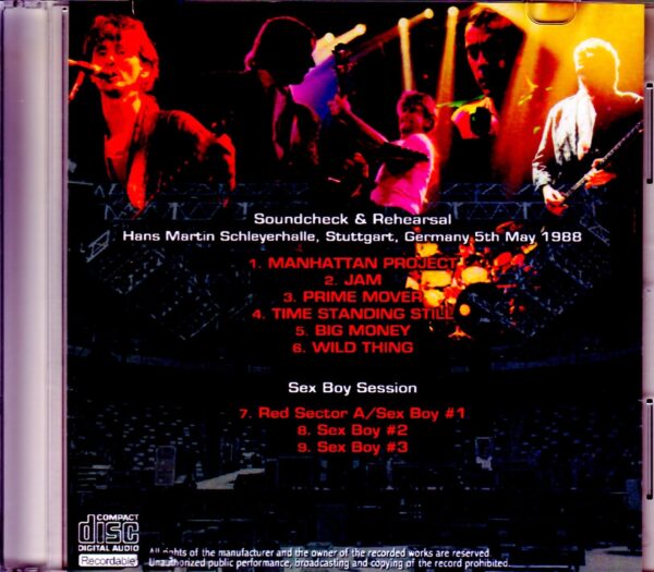 Rush/Germany 1988 Sc, Rehearsals & more - Image 2