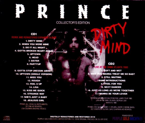 Prince/Dirty Mind Remix and Remasters Expandend - Image 2