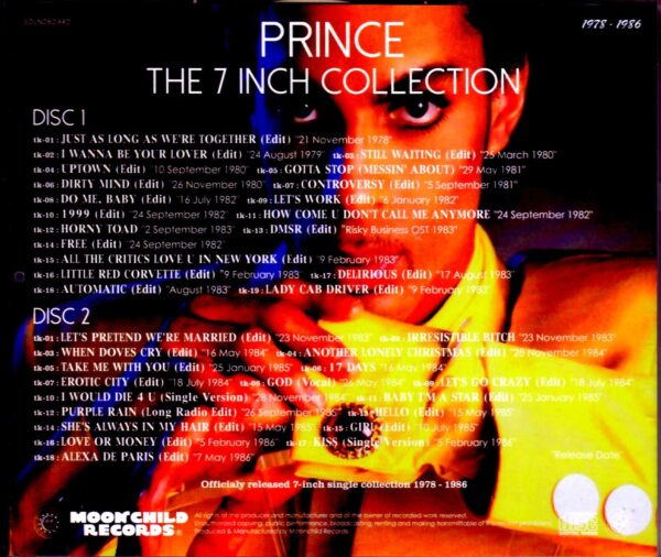 Prince/7-inch Single Collection 1978-1986 - Image 2
