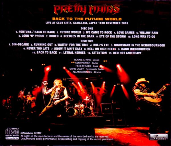Pretty Maids/Kanagawa,Japan 11.18.2018 - Image 2
