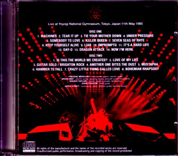 Queen/Tokyo,Japan 5.11.1985 - Image 2