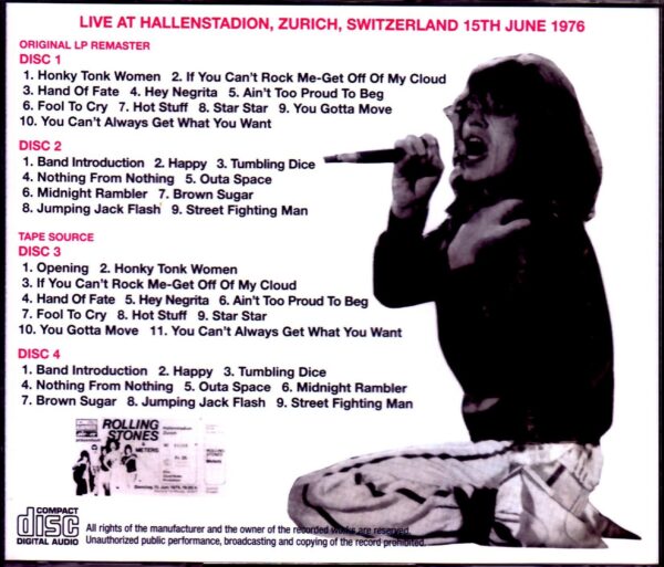 Rolling Stones/Switzerland 1976 2 Diff Sources - Image 2