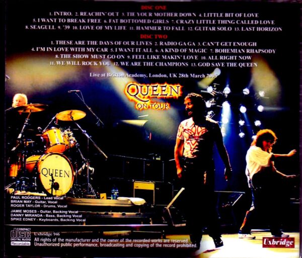 Queen,Paul Rodgers/London,UK 3.28.2005 - Image 2