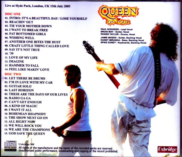 Queen,Paul Rodgers/London,UK 7.15.2005 - Image 2