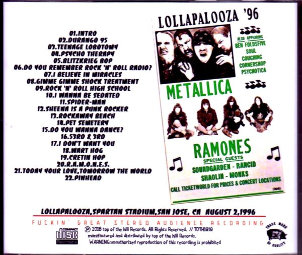 Ramones/CA, USA 1996 - Image 2