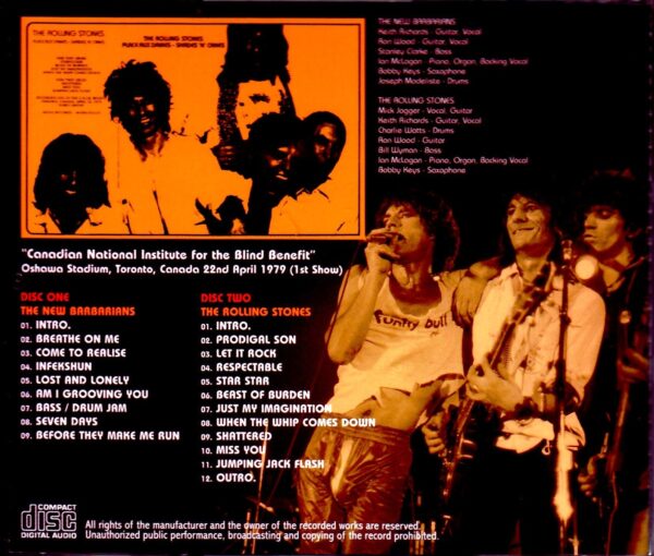 Rolling Stones,New Barnarians/Canada 1979 1st Show - Image 2