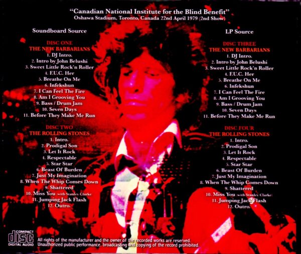 Rolling Stones, New Barnarians/Canada 1979 2nd Show - Image 2