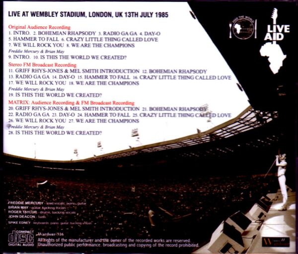 Queen/London,UK 1985 Upgrade - Image 2
