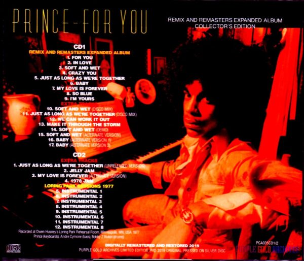 Prince/For You Remix and Remaster & more - Image 2
