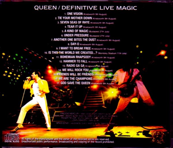 Queen/Knebworth,UK 1986 Remaster - Image 2