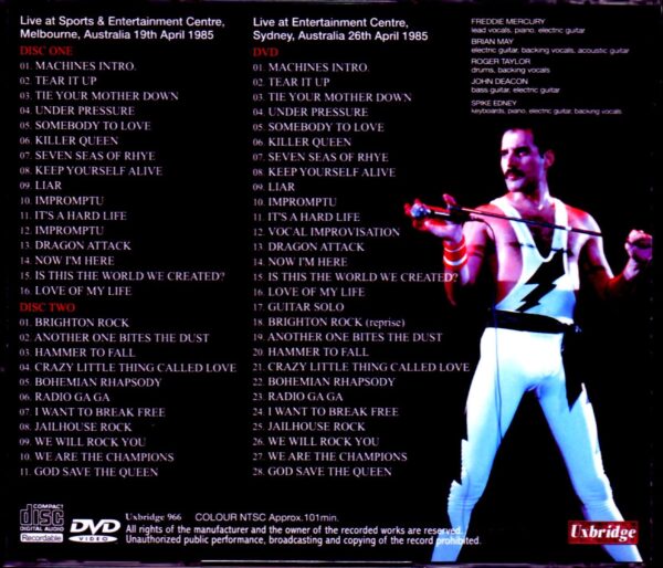 Queen/Australia 1985 S&V - Image 2