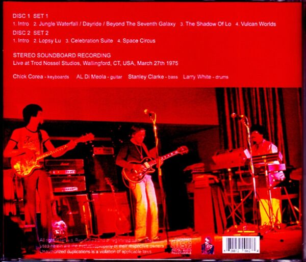 Return to Forever/CT,USA 1975 - Image 2