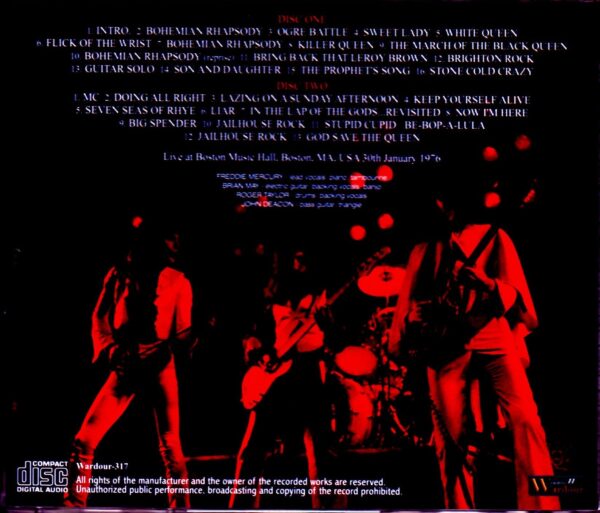 Queen/MA,USA 1.30.1976 Upgrade - Image 2