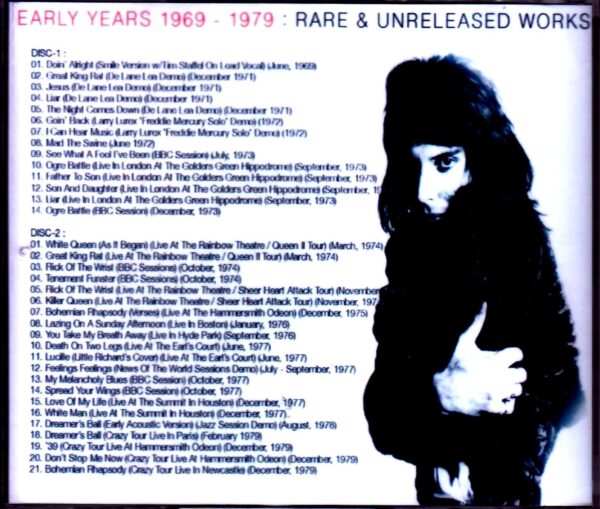 Queen/Rare Early Years Unreleased Works 1969-1979 - Image 2