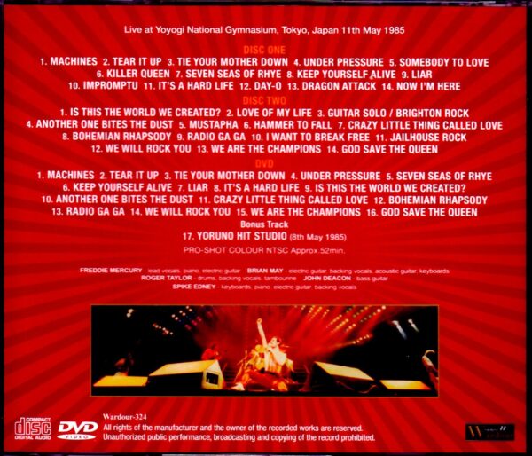Queen/Tokyo Japan 5.11.1985 Ultimate Upgrade - Image 2
