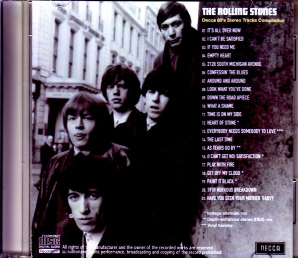 Rolling Stones/Decca 60's Stereo Tracks Compilation - Image 2