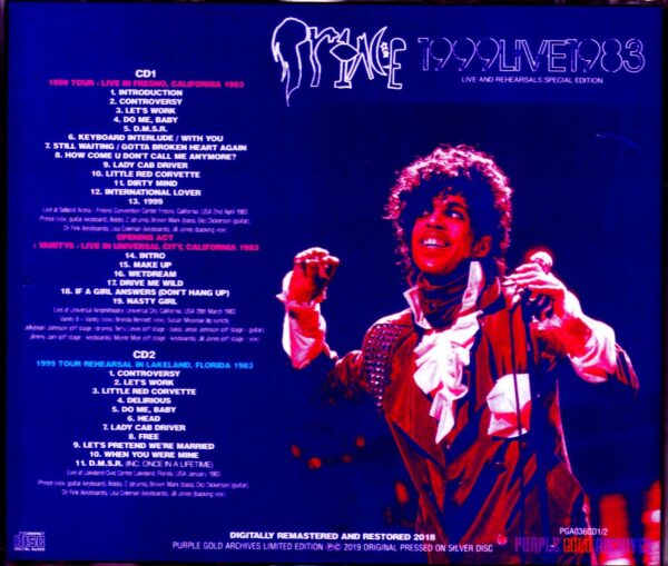 Prince/US Tour Collection 1983 - Image 2