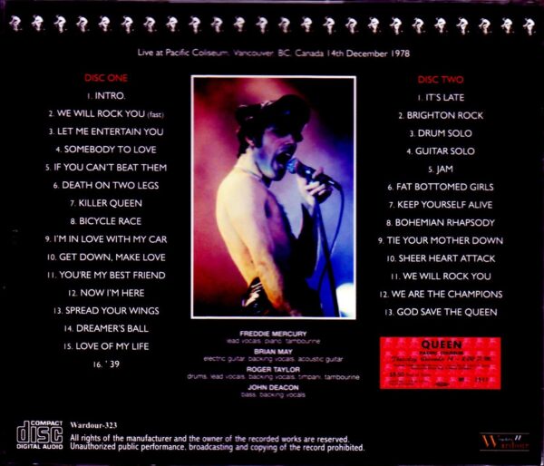 Queen/Canada 1978 Upgrade - Image 2