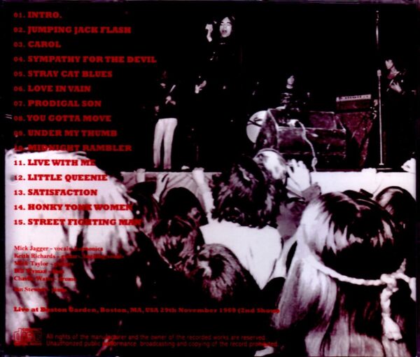 Rolling Stones/MA,USA 1969 2nd Show - Image 2