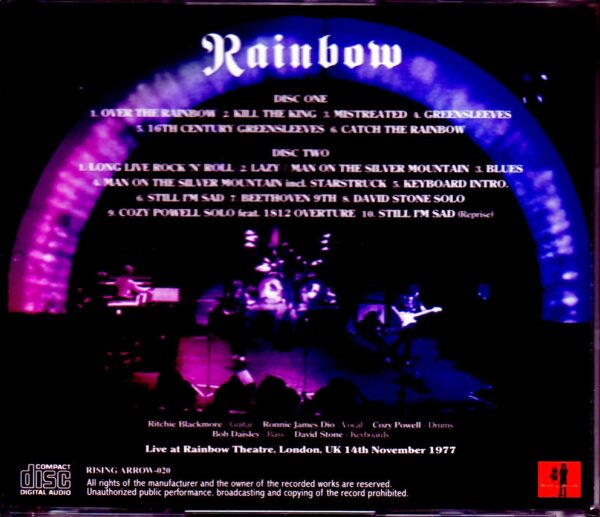 Rainbow/London,UK 1977 - Image 2