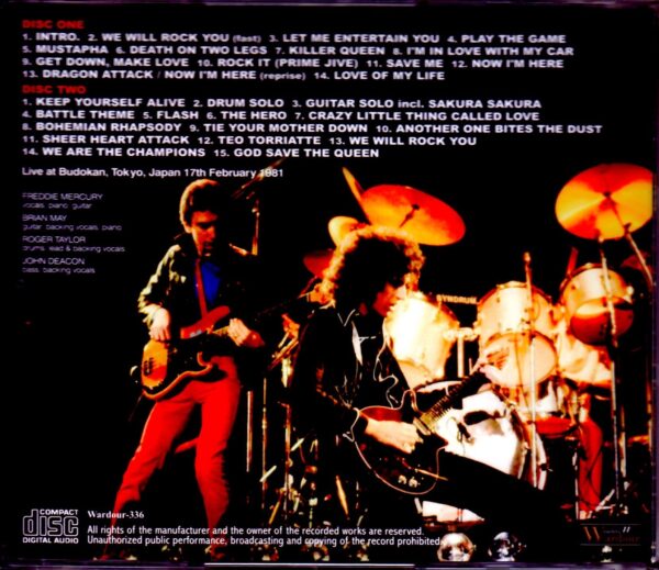 Queen/Tokyo,Japan 2.17.1981 Upgrade - Image 2