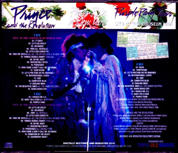 Prince/NY,USA 1985 2 Days Restored and Remaster - Image 2