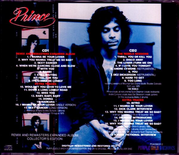 Prince/Prince Remix and Remaster Expanded Album - Image 2