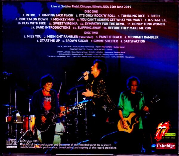 Rolling Stones/IL,USA 6.25.2019 - Image 2