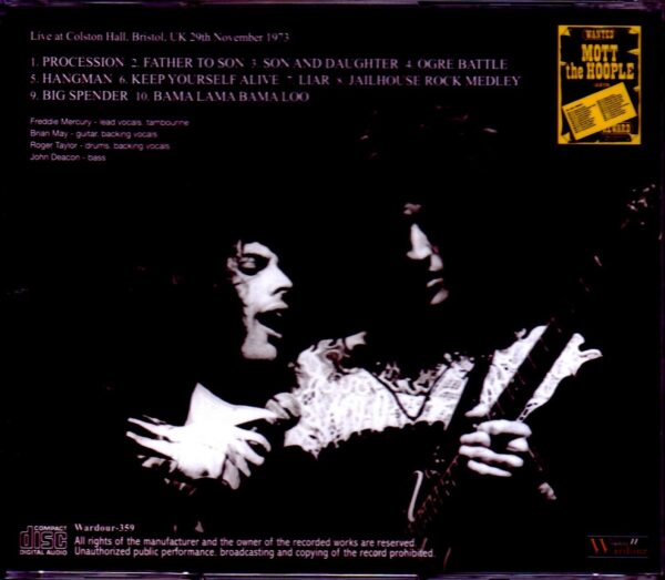 Queen/UK 11.29.1973 Upgrade - Image 2