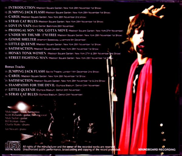 Rolling Stones/Tour 1969 SBD Collection - Image 2
