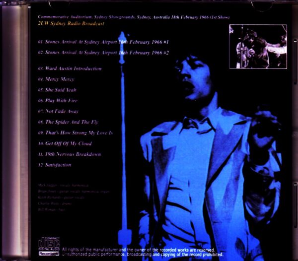 Rolling Stones/Sydney,Australia 1966 2UW Radio Broadcast - Image 2