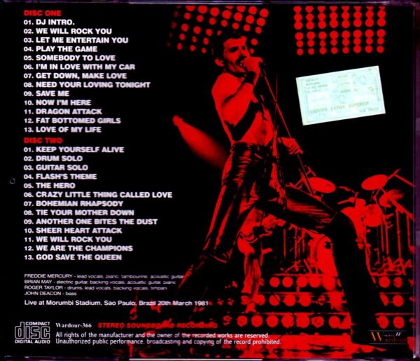 Queen/Brazil 1981 Hugh Upgrade - Image 2