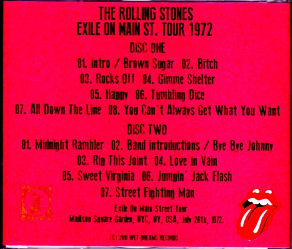 Rolling Stones/NY,USA 1972 - Image 2