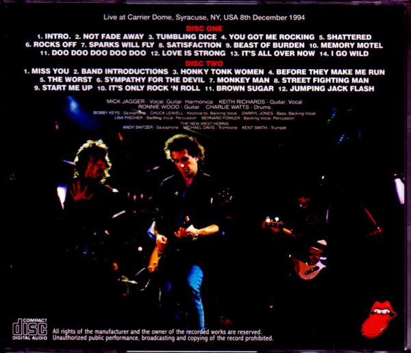 Rolling Stones/NY,USA 1994 Huge Upgrade - Image 2