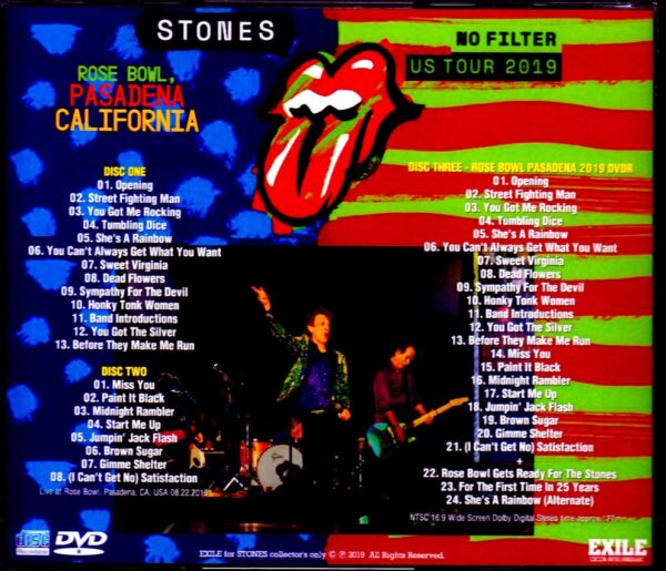 Rolling Stones/CA,USA 8.22.2019 S & V - Image 2