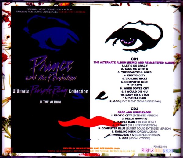 Prince/Purple Rain Rare Unreleased Alternate Album - Image 2