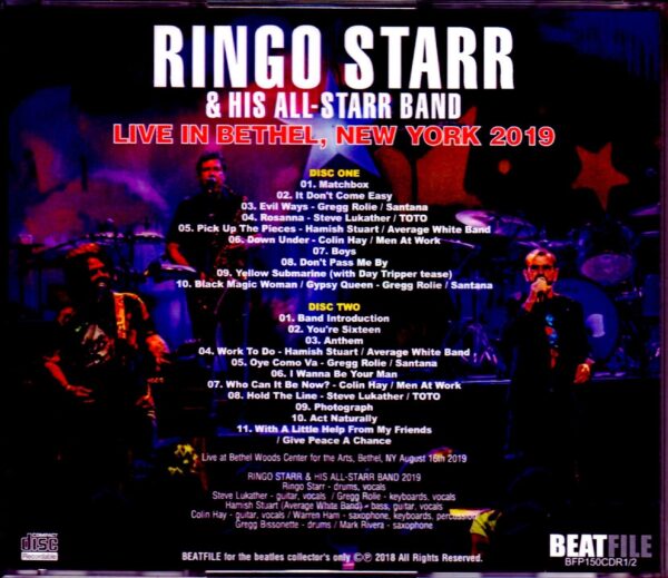 Ringo Starr and His All-Starr Band/NY,USA 2019 - Image 2