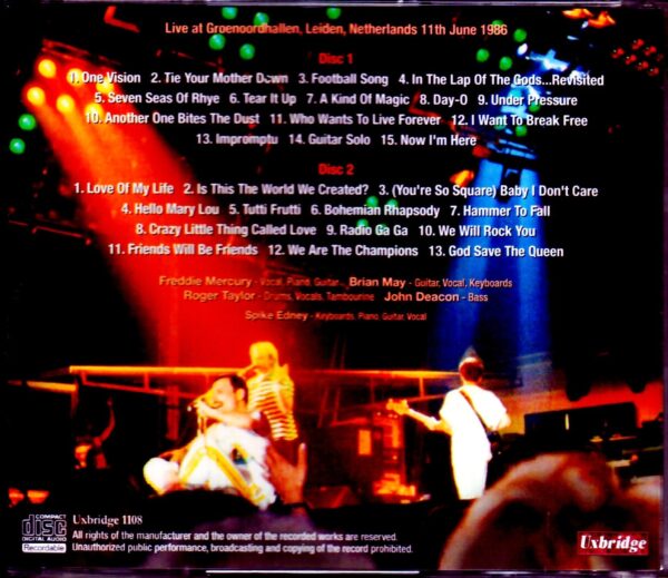 Queen/Netherlands 6.11.1986 - Image 2