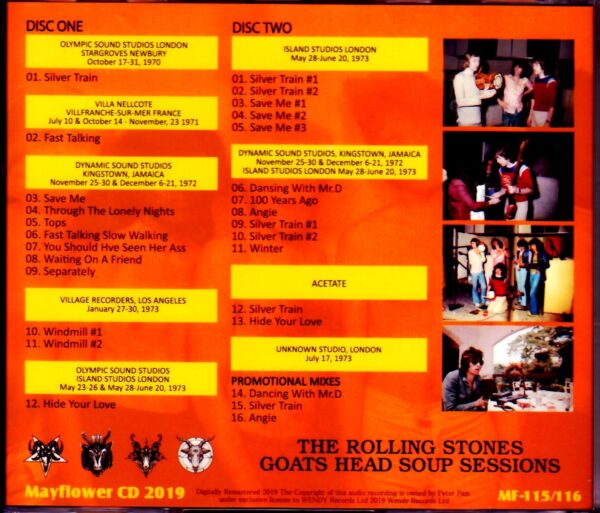 Rolling Stones/Goats Head Soup Sessions 1970-1973 - Image 2