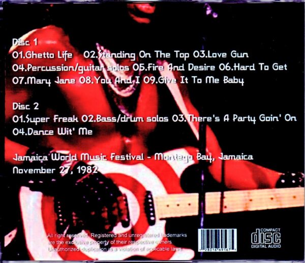 Rick James/Jamaica 1982 - Image 2
