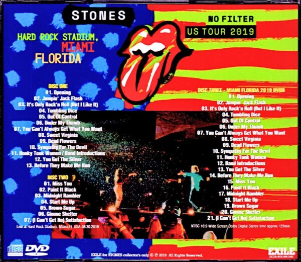 Rolling Stones/FL, USA 2019 S & V - Image 2