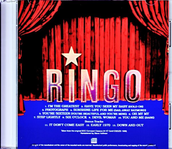 Ringo Starr/Ringo Original DCC Compact Classics - Image 2