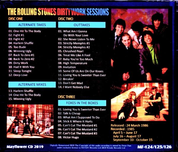 Rolling Stones/Dirty Work Sessions - Image 2