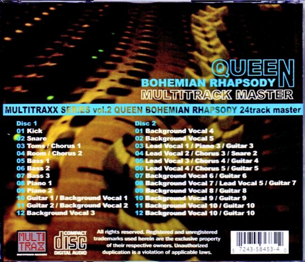 Queen/Bohemian Rhapsody 24 Track Master - Image 2