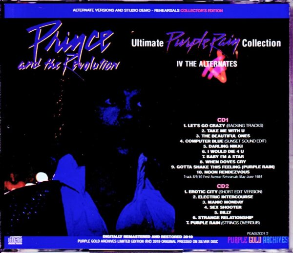 Prince/Alternate and Studio Demo and Rehearsals - Image 2