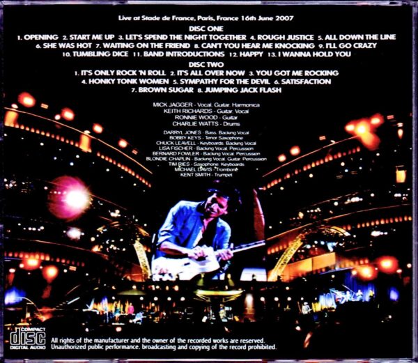 Rolling Stones/France 2007 Upgrade - Image 2