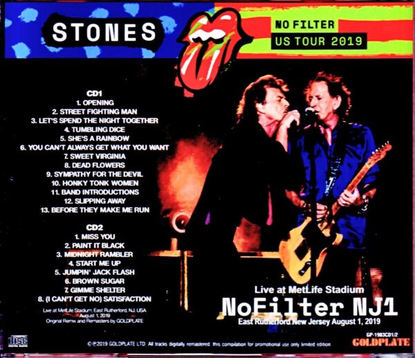 Rolling Stones/NJ.USA 8.1.2019 - Image 2