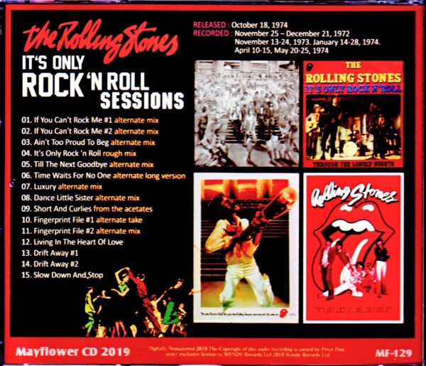 Rolling Stones/It's Only Rock'n Roll Recording Sessions - Image 2