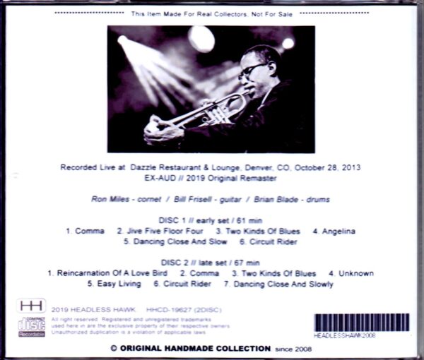 Ron Miles Trio,Bill Frisell,Brian Blade/CO,USA 2013 - Image 2
