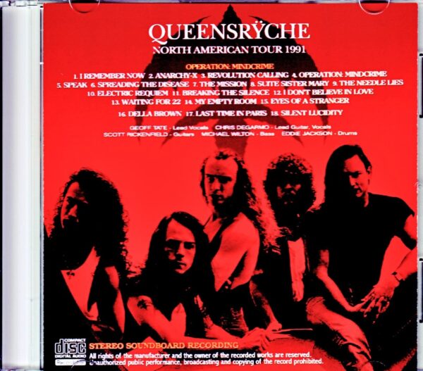 Queensryche/North American Tour 1991 - Image 2